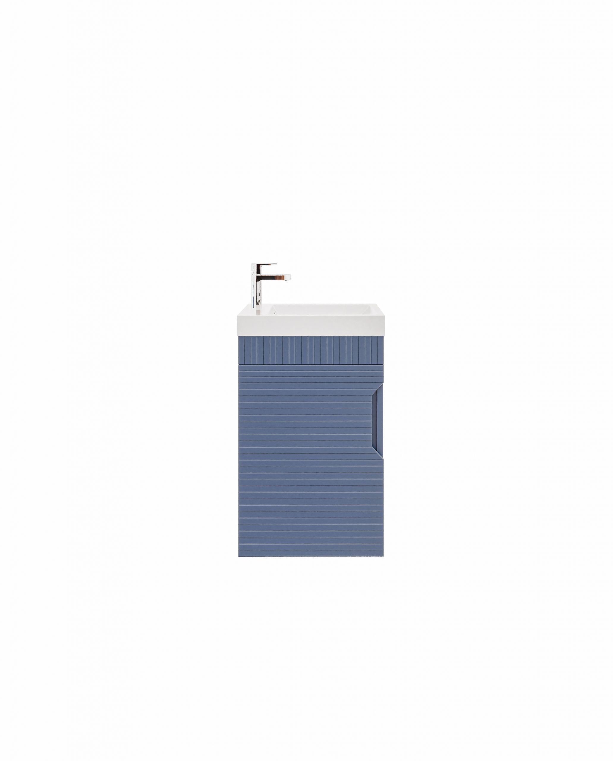 Nora 40cm Navy Blue wall hung Vanity unit with Basin - Top Ceramics