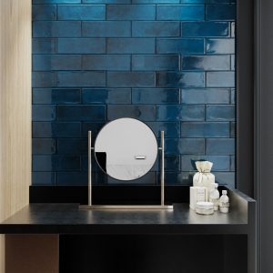 metro blue tiles bathroom wall tiles