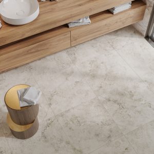 light beige stone effect tiles bathroom floor anti slip tiles