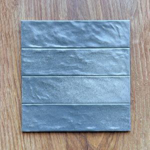 blue metro tiles bathroom feature wall