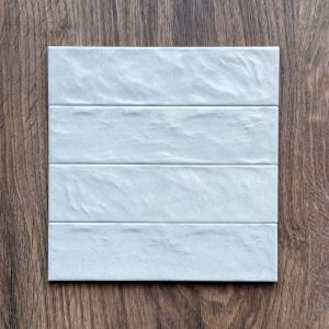 grey metro tiles bathroom feature wall