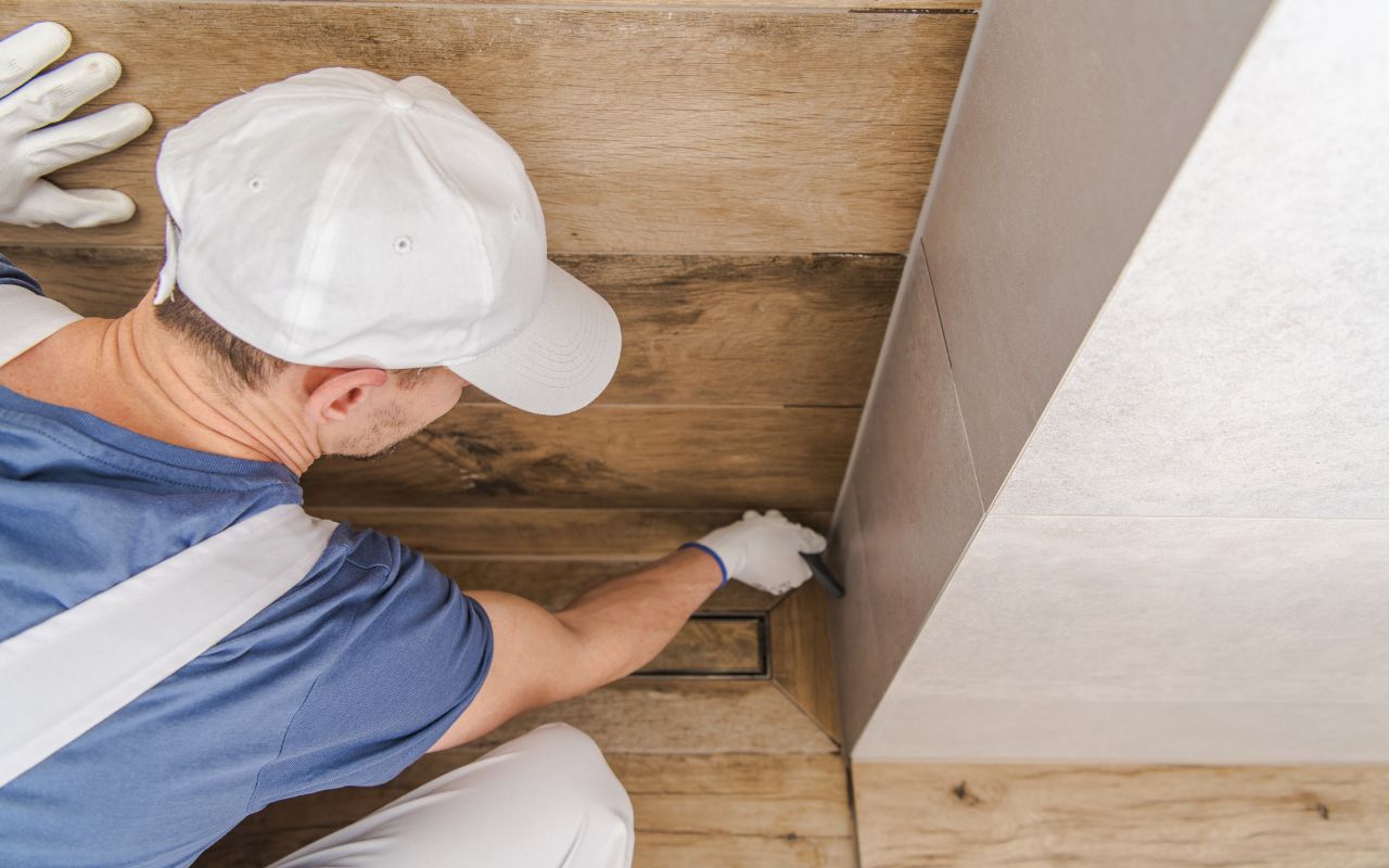 tiling a bathroom
